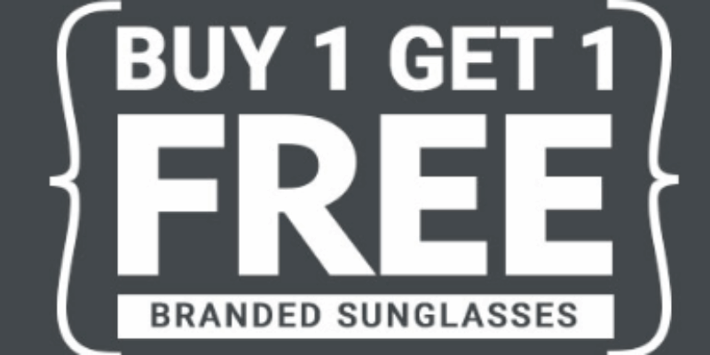 Buy One Get One Sunglass For Free On All Sunglasses
