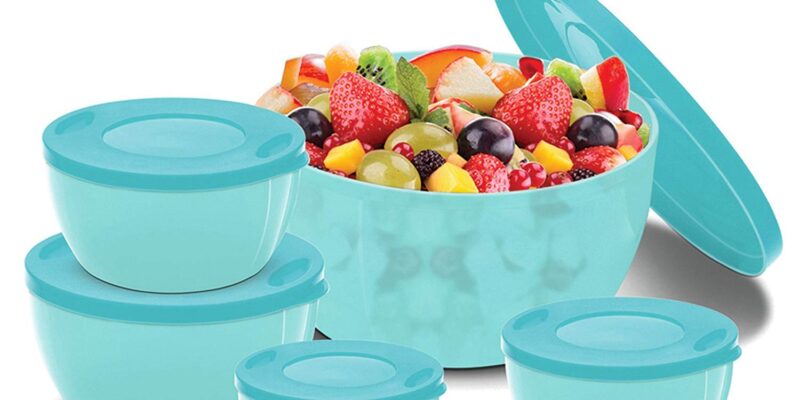 Fresh Plastic Bowl Package Container, Set of 7