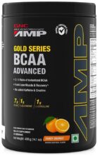 GNC AMP Gold Series BCAA Advanced with Vitamin B6 – 14.1 Oz, 400 gm