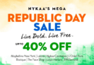Nykaa Republic Day Sale
